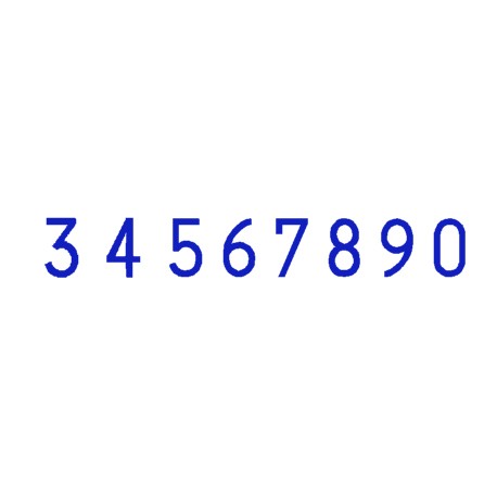 Sello numerador automático sin placa ﻿B6 8 4,5