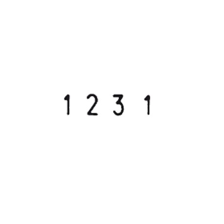 Numerador serie Classica 1534