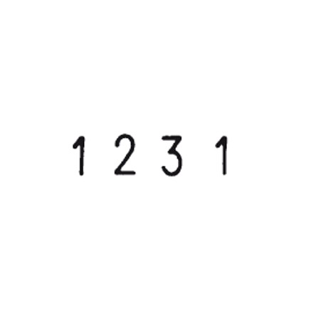 Numerador serie Classica 1544